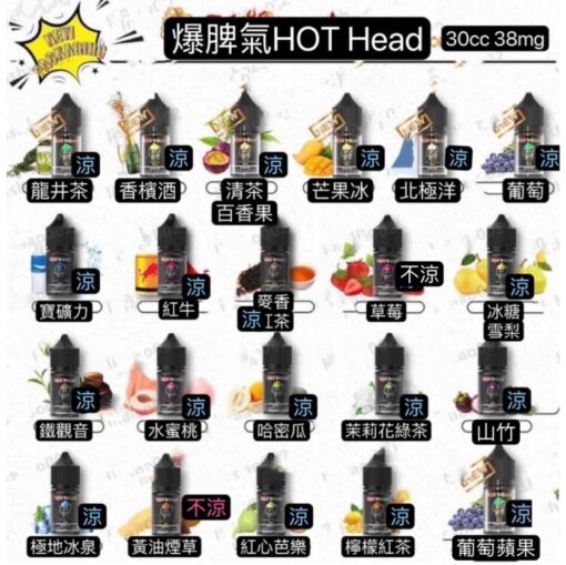 暴脾氣hot head煙油
