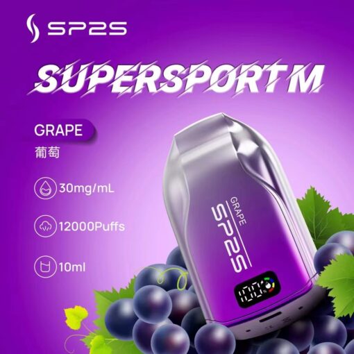 SP2S 12000口 拋棄式電子煙 發光可充電一次性煙桿 711現貨：圖片 6