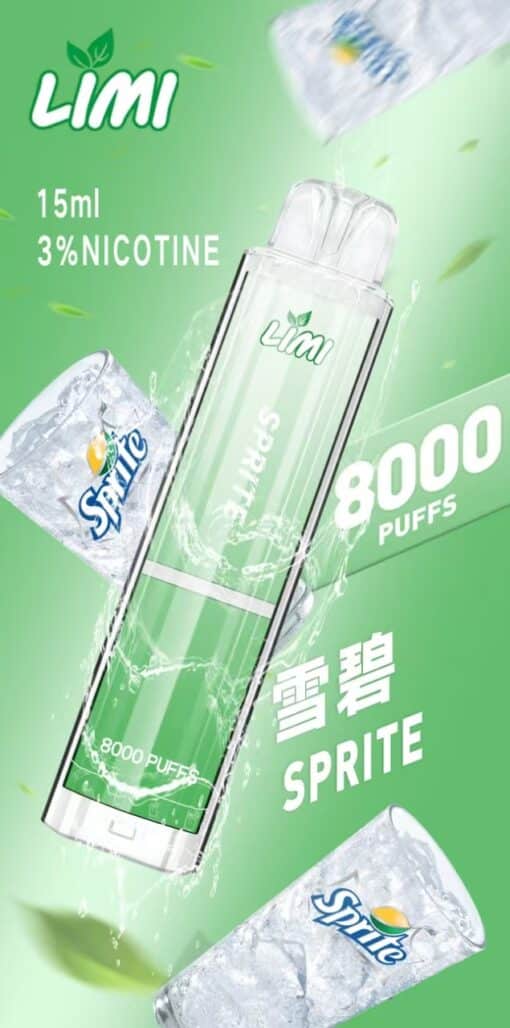 LIMI 8000口 發光拋棄式 台灣電子煙批發：圖片 9