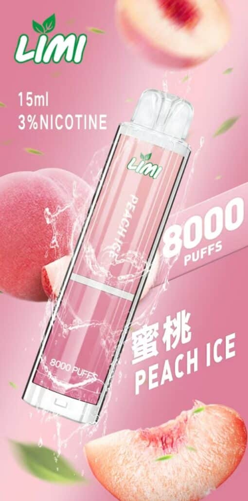 LIMI 8000口 發光拋棄式 台灣電子煙批發：圖片 5