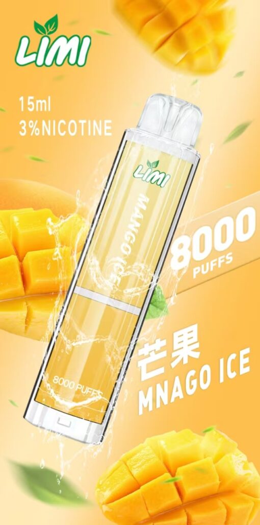 LIMI 8000口 發光拋棄式 台灣電子煙批發：圖片 8