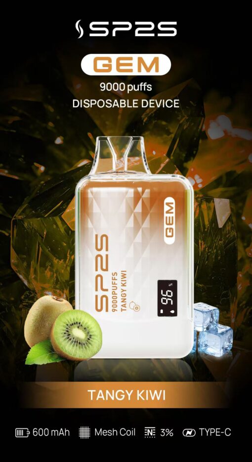 SP2S GEM 9000 PUFFS 拋棄式電子煙 一次性霧化桿：圖片 4