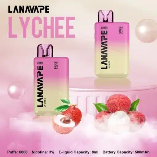 LANA6000 PUFFS 抛棄式電子烟 台灣電子烟批發：圖片 2