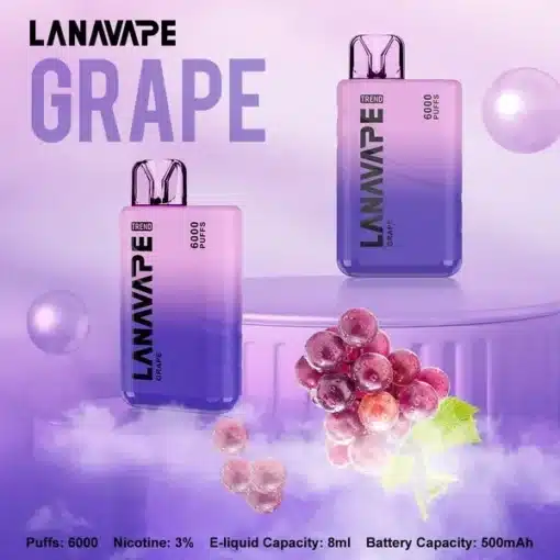 LANA6000 PUFFS 抛棄式電子烟 台灣電子烟批發：圖片 3