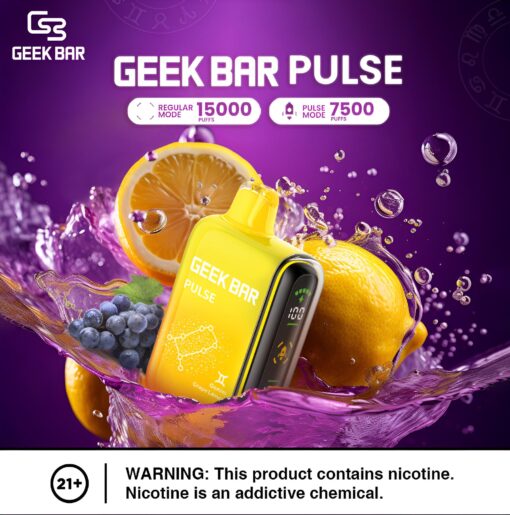 GEEK BAR PULESE 15000 Puffs 小火箭拋棄式電子煙 一次性霧化棒：圖片 2