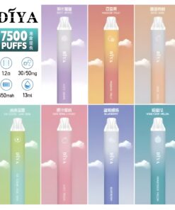 Diya 7500 Puffs 拋棄式電子煙 叮啞一次性煙桿 新款上市