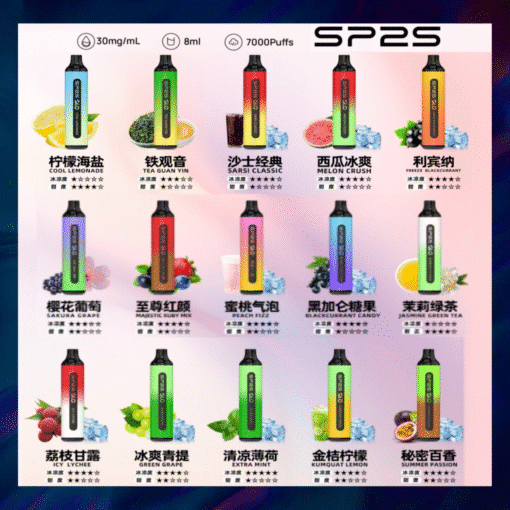 sp2s 7000口拋棄式電子煙